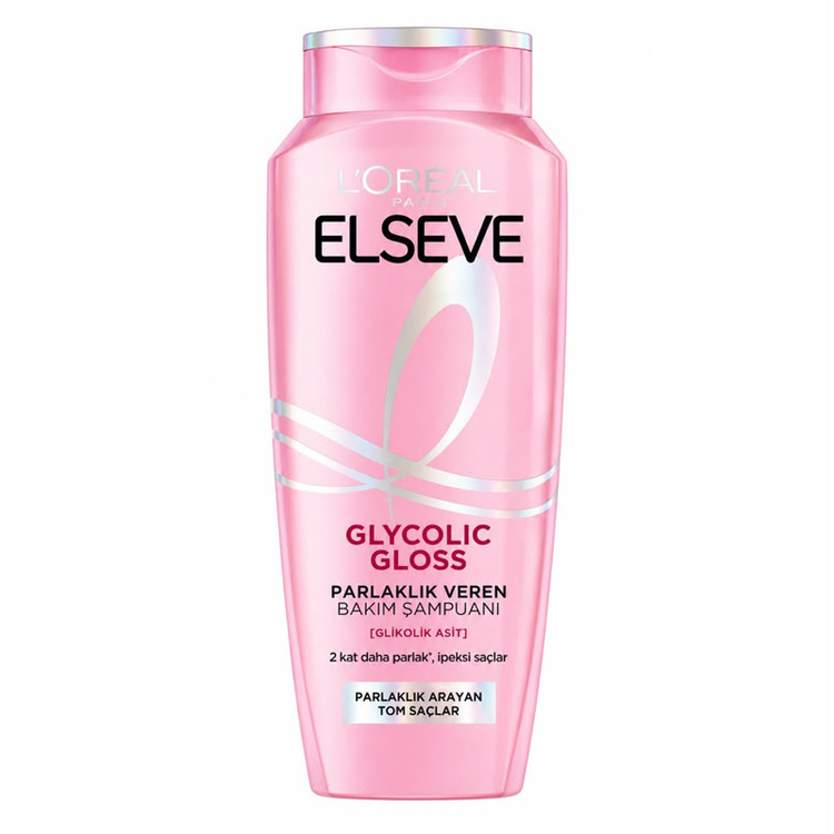 شامپو لورآل پاریس Elseve Glycolic Gloss | ضد کدری و درخشانکننده مو ۳۰۰ml