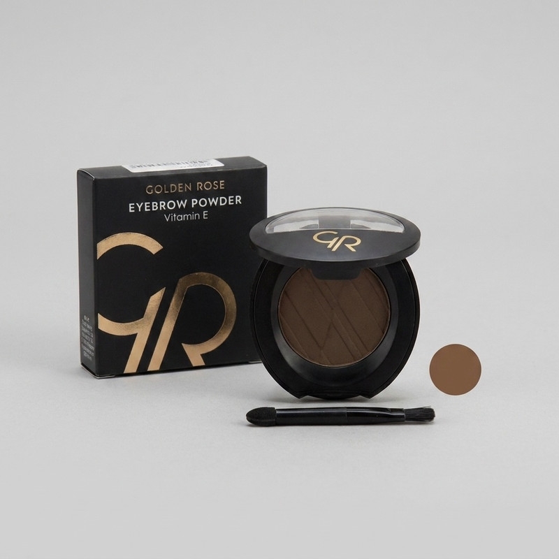 سایه ابرو گلدن رز مدل Eyebrow Powder؛ پودری نرم و سبک با جلوه طبیعی